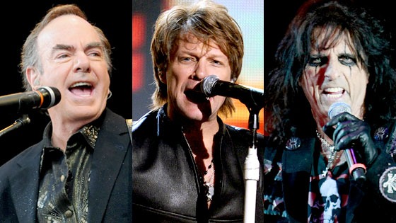 Neil Diamond, Bon Jovi, Alice Cooper