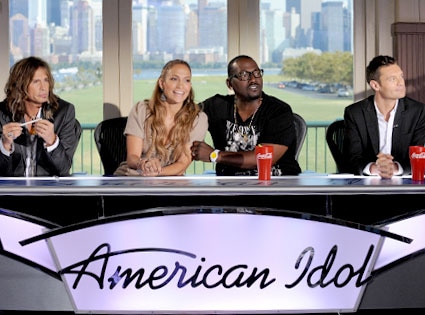 Steven Tyler, Jennifer Lopez, Randy Jackson, Ryan Seacrest, America Idol Press Conference