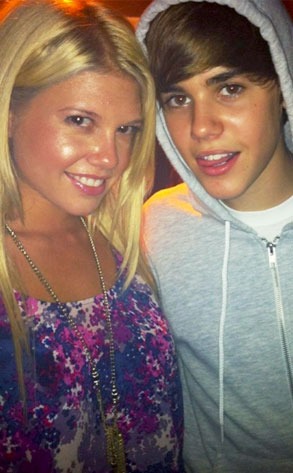 Chanel Dudley and Justin Bieber from her Twitter: