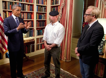 President Barack Obama, Jamie Hyneman, Adam Savage