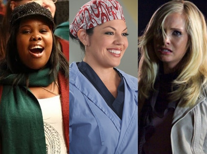 Amber Riley, Glee Sara Ramirez, Grey's Anatomy, Candice Accola, Vampire Diaries
