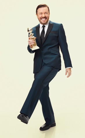 Ricky Gervais, Golden Globes