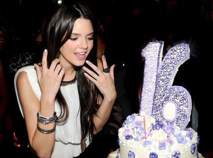 Sixteen Candles from Kendall Jenner's Sweet 16 Party E! News