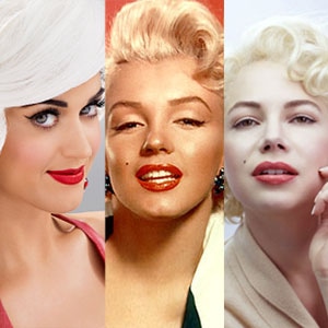 Katy Perry, Marilyn Monroe, Michelle Williams