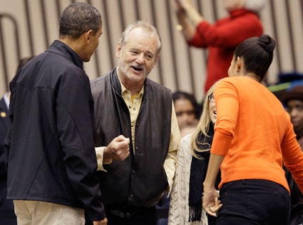 Bill Murray, President Barack Obama, Michelle Obama