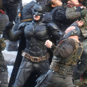 New Dark Knight Rises Footage Surfaces! Batman Occupies Wall Street...and  Kicks Butt - E! Online