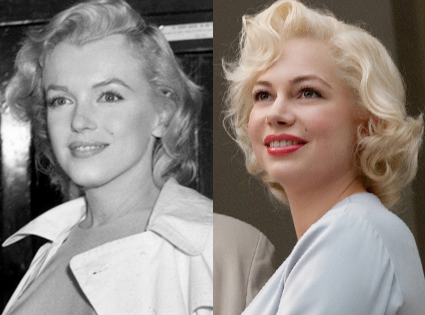 Michelle Williams as Marilyn Monroe from Stars Playing Real People | E ...