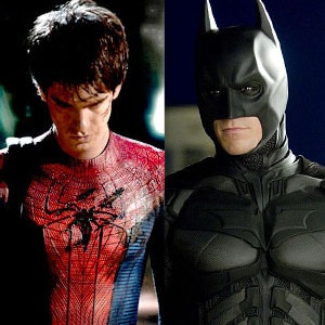 Christian Bale, Andrew Garfield, Spiderman, Batman