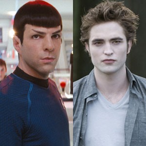 Star Trek, Zachary Quinto, Twilight, Robert Pattinson 