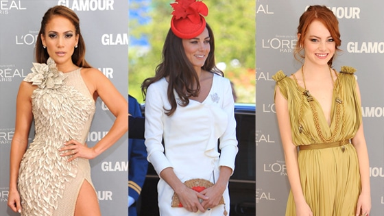 Jennifer Lopez, Kate Middleton, Duchess Catherine, Emma Stone