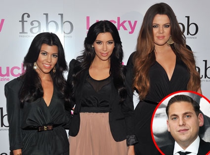 Kourtney Kardashian, Kim Kardashian, Khloe Kardashian, Jonah Hill