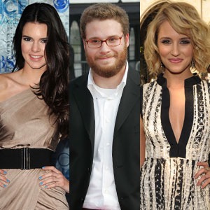 Kendall Jenner, Seth Rogen, Dianna Agron