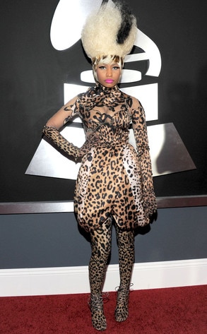 Nicki Minaj from Red Carpet's Wildest Rock Star Hairstyles! E! News