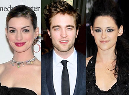 Anne Hathaway, Kristen Stewart, Robert Pattinson