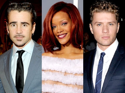 Colin Farrell, Rihanna, Ryan Philippe