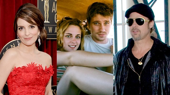 Tina Fey, Kristen Stewart, Garrett Hudlund, On the Road, Brad Pitt