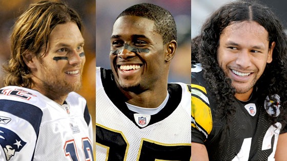 Tom Brady, Reggie Bush, Troy Polamalu