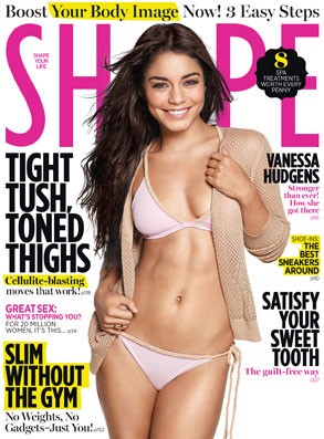 Vanessa Hudgens, Shape Cover