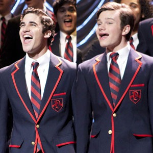 Chris Colfer, Darren Criss, Glee