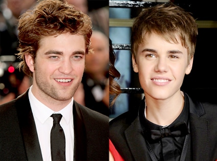 Robert Pattinson. Justin Bieber