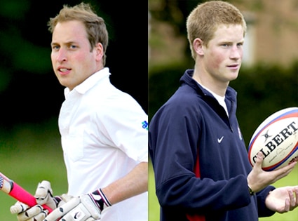 Tossing a Ball from Prince William vs. Prince Harry: Who's Hotter?! | E ...