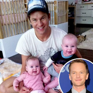 Adorable Times Two! Neil Patrick Harris Shares Pic of Twins E! Online