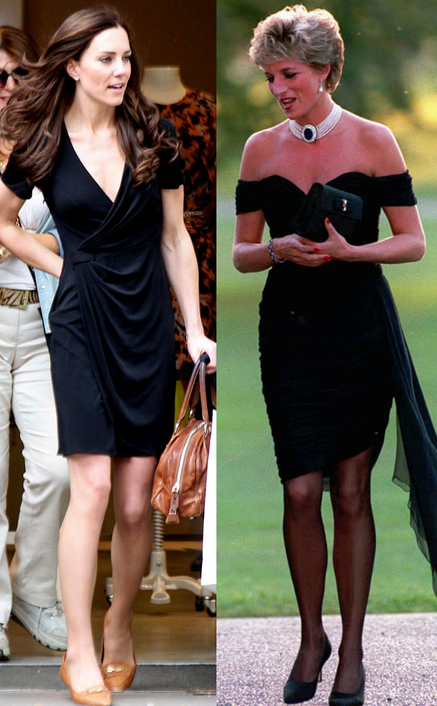 princess diana little black dress