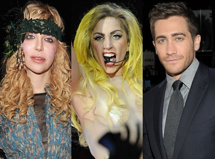 Lady Gaga, Jake Gyllenhaal, Courtney Love