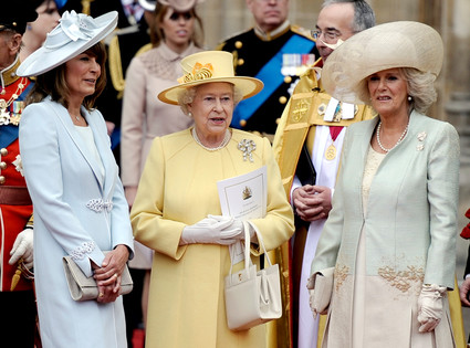 Carole Middleton, Elizabeth Windsor-Mountbatten and Camilla Parker ...