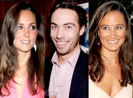 Kate Middleton, James Middleton, Pippa Middleton