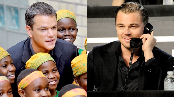 Matt Damon, Leonardo DiCaprio