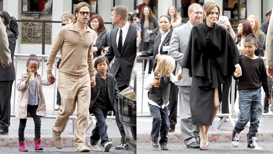 Brad Pitt, Angelina Jolie, Kids