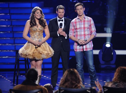 American Idol, Lauren Alaina, Ryan Seacrest, Scotty McCreery