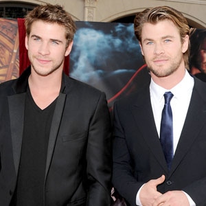Liam Hemsworth, Chris Hemsworth