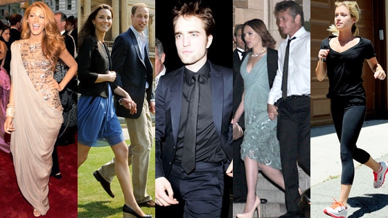 Blake Lively, Prince William, Kate Middleton, Robert Pattinson, Scarlett Johansson, Sean Penn, Kristin Cavallari