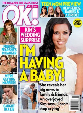 OK Cover, Kim Kardashian