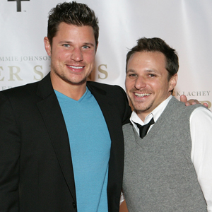 Nick Lachey And Brother Drew Lachey At Entertainment Weekly'S The