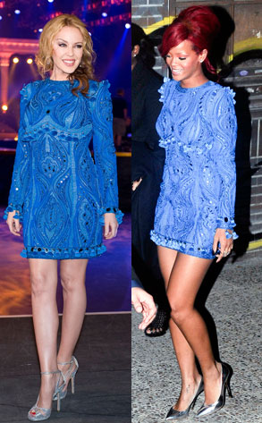 Kylie Minogue And Rihanna From Bitch Stole My Look E News 