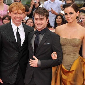 Rupert Grint, Daniel Radcliffe, Emma Watson