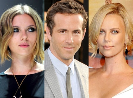 Scarlett Johansson, Ryan Reynolds, Charlize Theron