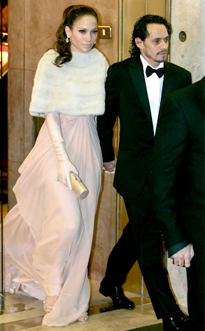 Jennifer Lopez & Marc Anthony from Celeb Wedding Guests ...
