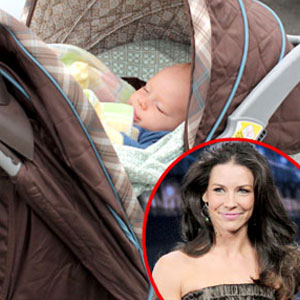 Evangeline Lilly Takes Out The Still Nameless Baby—and Hes A Cutie