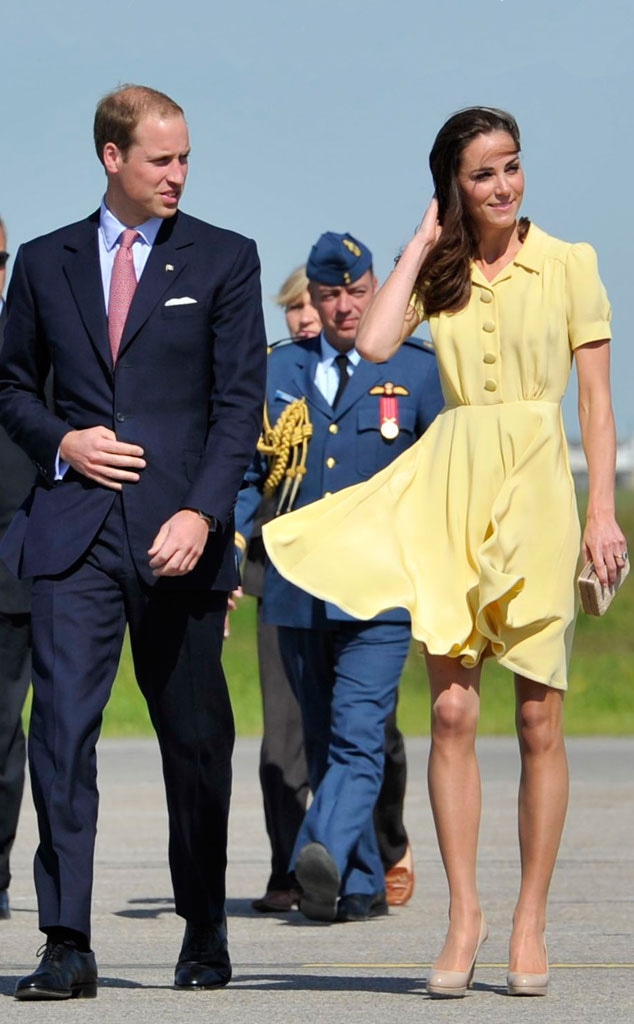 Kate Middleton Wears Mellow Yellow on Her Last Day in Canada Kate Middleton Wears Mellow Yellow on Her Last Day in Canada