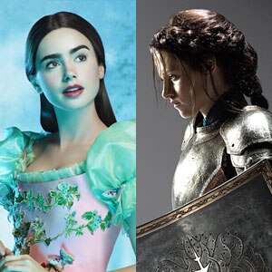Lily Collins Talks Kristen Stewart, Snow White Rivalry | E ...