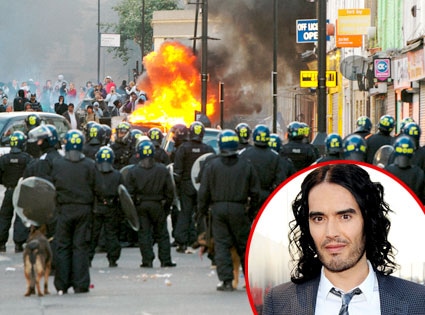 London Riot, Russell Brand