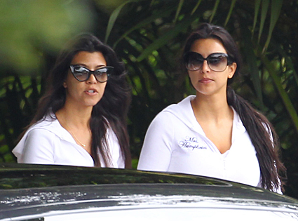 Kourtney & Kim Kardashian from Kim Kardashian Wedding ...