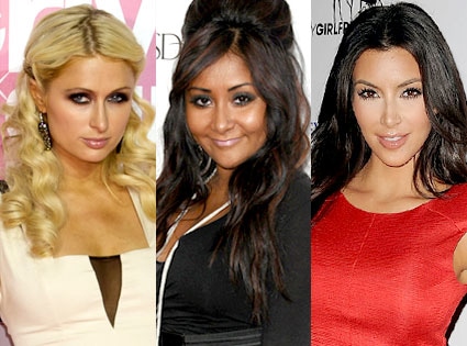 Paris Hilton, Snooki, Kim Kardashian