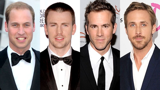Prince William, Chris Evans, Ryan Reynolds, Ryan Gosling, Kings of Summer