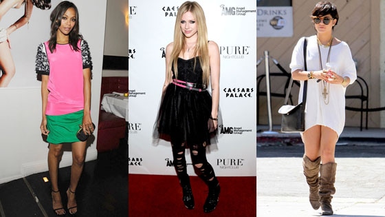 Zoe Saldana, Avril Lavigne, Vanessa Hudgens