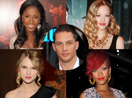 Rutina Wesley, Rihanna, Amanda Seyfried, Taylor Swift,Tom Hardy 